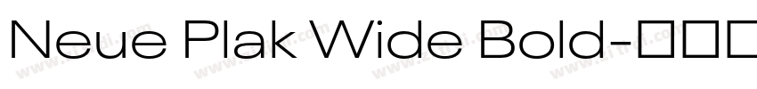 Neue Plak Wide Bold字体转换 Neue Plak Wide Bold字体转换